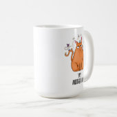 Funny Sarcastic Weer een dag kat Koffiemok (Voorkant rechts)
