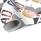 Funny sarcastisch President Donald Trump Cadeaupapier (Rol Hoek)