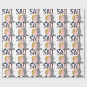 Funny sarcastisch President Donald Trump Cadeaupapier (Vlak)