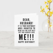 Funny sarcastische verjaardagswensen voor man kaart (Gele Bloem)