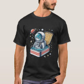 Funny Sardine Astronaut Shirt Retro (Voorkant)