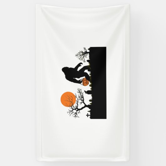 Funny Sasquatch Bigfoot Halloween Costume T shirt Spandoek (Verticaal)