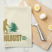 Funny Sasquatch, Bigfoot Theedoek (Quarter Fold)