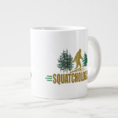 Funny Sasquatch, Squatchin, Squatching, Believer Extra Grote Mok (Voorkant rechts)