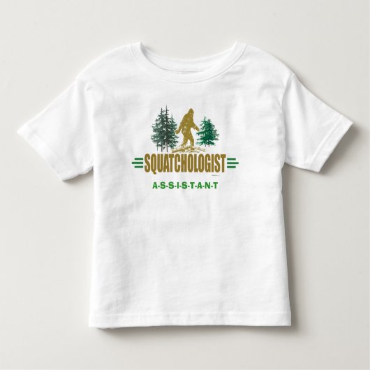 Funny Sasquatching, Sasquatch Hunter's Kinder Shirts (Voorkant)
