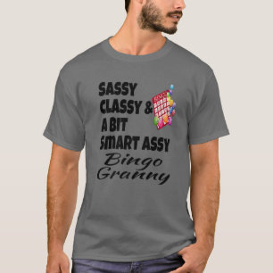 Funny Sassy Classy en een beetje Smart Assy Bingo T-shirt