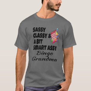 Funny Sassy Classy en een beetje Smart Assy Bingo T-shirt