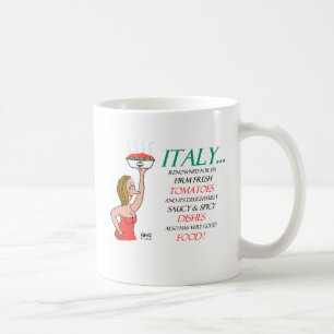 Funny Saucy Spicy Italiaanse Cartoon voor vrouwen Koffiemok