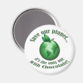 Funny Save our Planet Magneet (Voorkant / Achterkant)