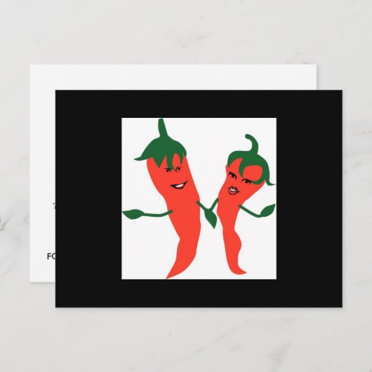 Funny Save the Date Kaart (Voorkant / Achterkant)