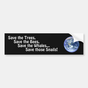 Funny Save the Planet Bumperstickers