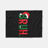 Funny Saying Bruh Meme Matching Teens Boys Men Chr Fleece Deken (Voorkant (Horizontaal))