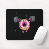 Funny Saying Donut Give Up Gym Weight Lifting Work Muismat (Met muis)