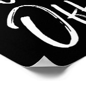 Funny Saying Sarcastic Quote Loner Joke Gift For O Poster (Hoek)