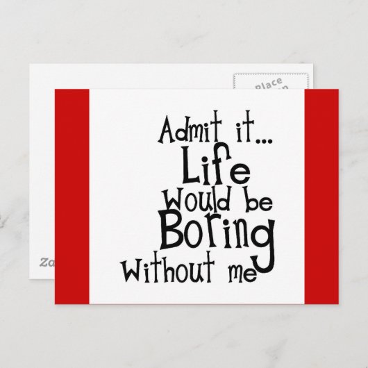 FUNNY SAYINGS LATEN LEVENSDUUR TOE ZONDER DAT IK O BRIEFKAART (Voorkant / Achterkant)