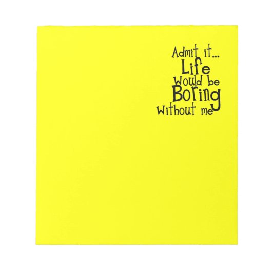 FUNNY SAYINGS LATEN LEVENSDUUR TOE ZONDER DAT IK O NOTITIEBLOK (Voorkant)