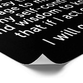 Funny Sayings S - New Serenity Jail Prayer  Poster (Hoek)