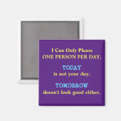 Funny Sayings Square Magnet 17 Magneet (Voorkant / Achterkant)