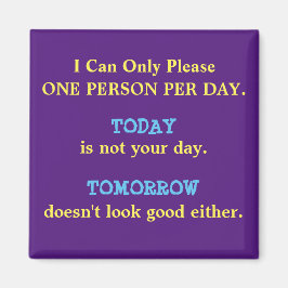 Funny Sayings Square Magnet 17 Magneet