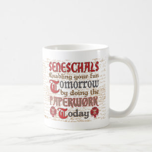 Funny SCA Seneschal Paperwork Koffiemok