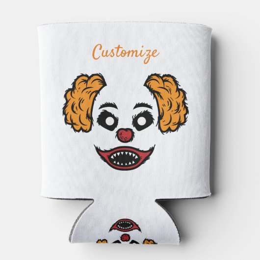 Funny Scary Clown Thunder_Cove Blikjeskoeler (Achterkant)