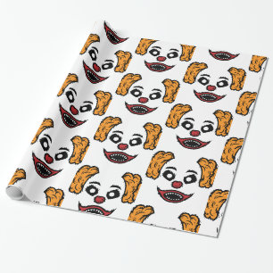 Funny Scary Clown Thunder_Cove Cadeaupapier