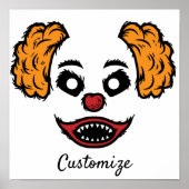 Funny Scary Clown Thunder_Cove Poster (Voorkant)