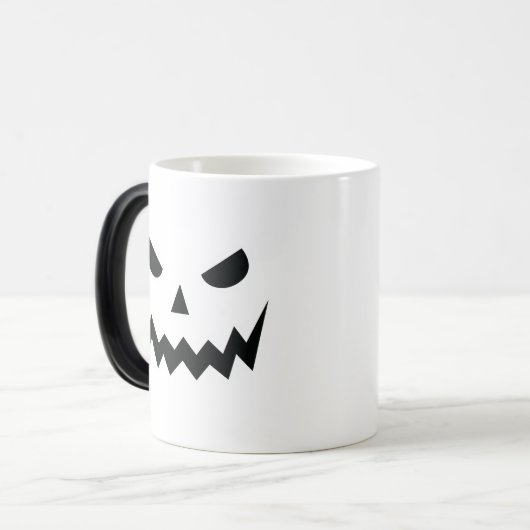 Funny Scary Haunted Jack O Lantern Pumpkin Monster Magische Mok (Voorkant links)