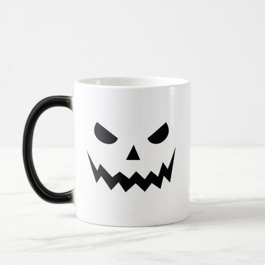 Funny Scary Haunted Jack O Lantern Pumpkin Monster Magische Mok (Links)