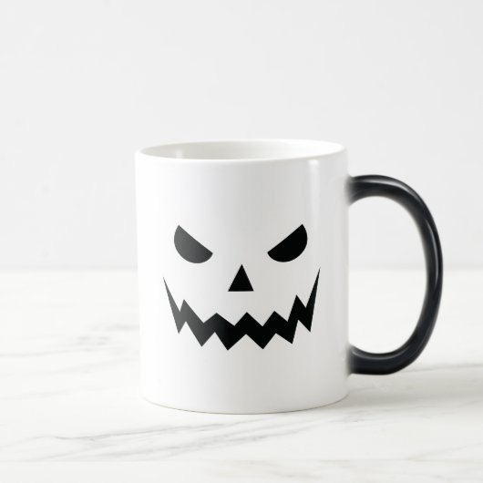 Funny Scary Haunted Jack O Lantern Pumpkin Monster Magische Mok (Rechts)