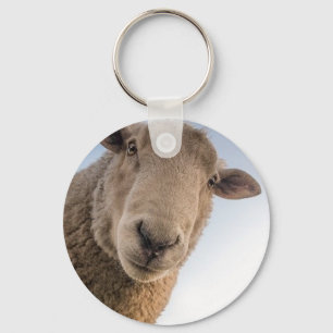 Funny schaap selfie sleutelhanger