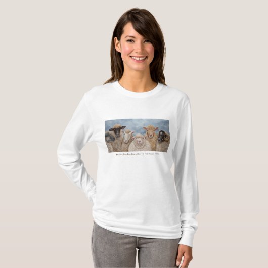Funny schaap t-shirt (Voorkant volledig)
