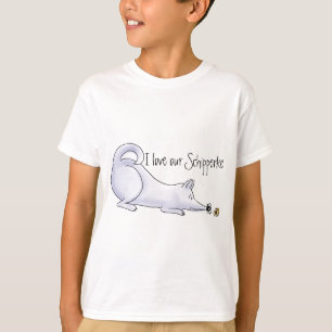 Funny Schipperke Dog Cartoon T-shirt