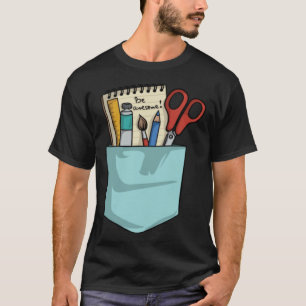 Funny School Accessoires Kit Pocket Kleding Kinder T-shirt