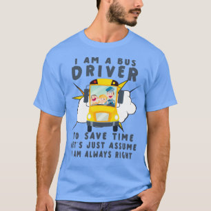 Funny School Bus Driver Appreciance 8 jaar T-shirt
