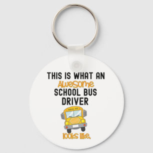 Funny School Bus Driver Dit is wat een geweldige Sleutelhanger