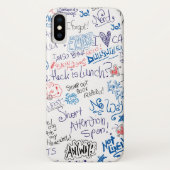 Funny School Doodles en Gezegden Case-Mate iPhone Case (Achterkant)