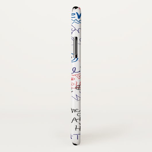 Funny School Doodles en Gezegden Case-Mate iPhone Case (Achterkant / rechts)