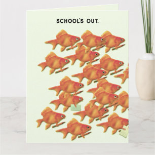 Funny School is weg Bedankkaart