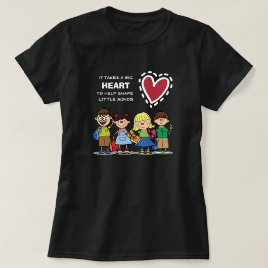 Funny School Kids T-shirt pour enseignant (Design devant)