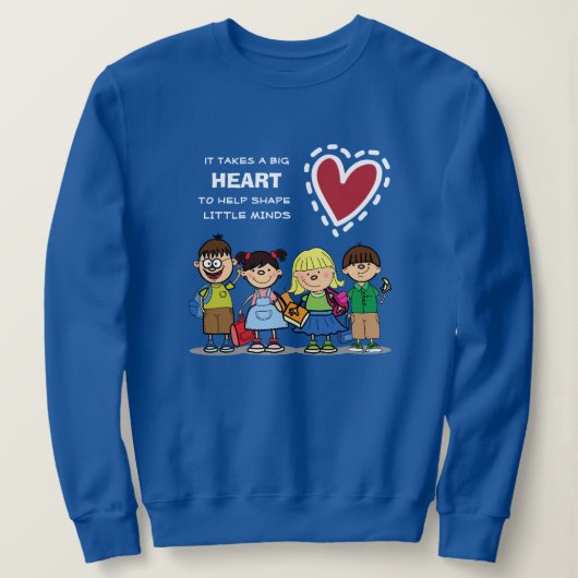 Funny School Kinder Sweater voor Docent (Design voorkant)