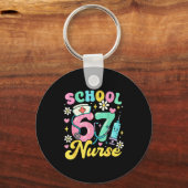 Funny School Nurse 67 Cute Medical Meme Design  Sleutelhanger (Voorkant)