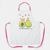 Funny Schorten voor vrouwen Avocado BBQ Koken Scho (Voorkant)