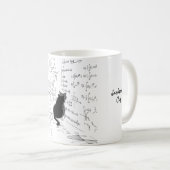 Funny Schrodinger's kat in Corner Koffiemok (Voorkant rechts)