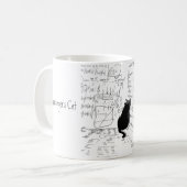 Funny Schrodinger's kat in Corner Koffiemok (Voorkant links)