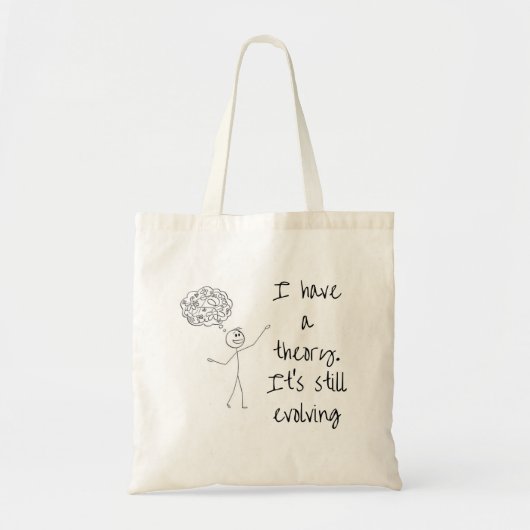 Funny Science Canvas tas - Een slim geschenk voor  (Voorkant)