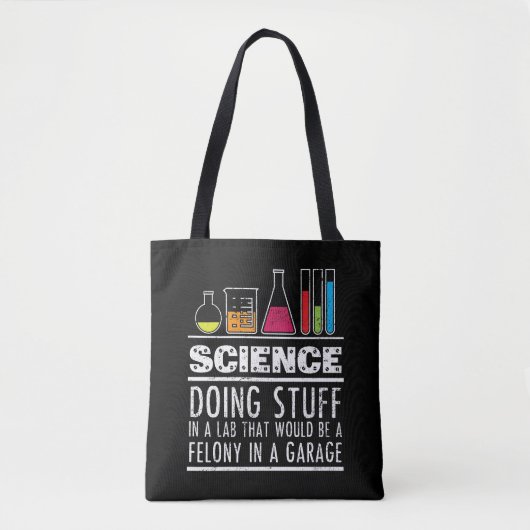 Funny Science Chemistry T Shirt for Nerds Draagtas (Voorkant)
