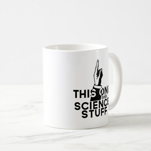 Funny Science Coffee Mok -  Retro (Voorkant rechts)