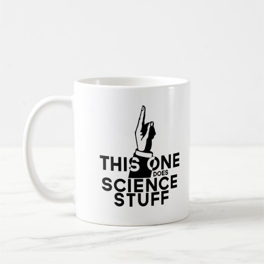Funny Science Coffee Mok -  Retro (Links)