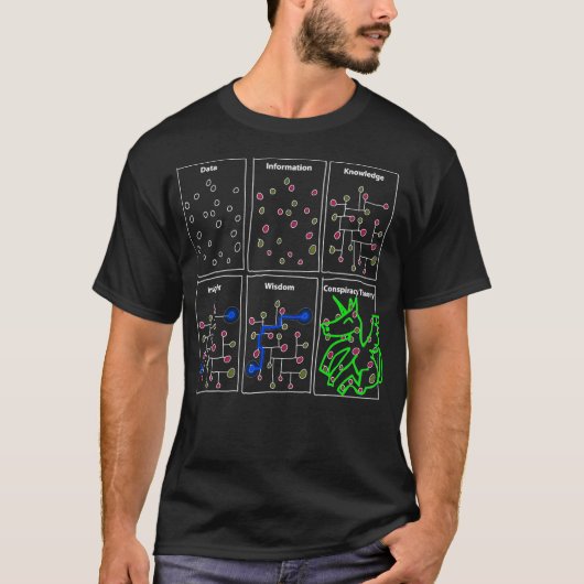 Funny Science Gifts voor Sarcastic Nerd Geek Data  T-shirt (Voorkant)